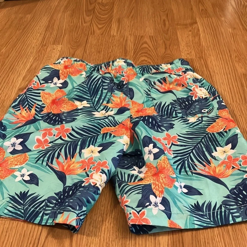 Place Sports Boys SzXL TG 14 Swim Shorts Pull on Vibrant floral pattern